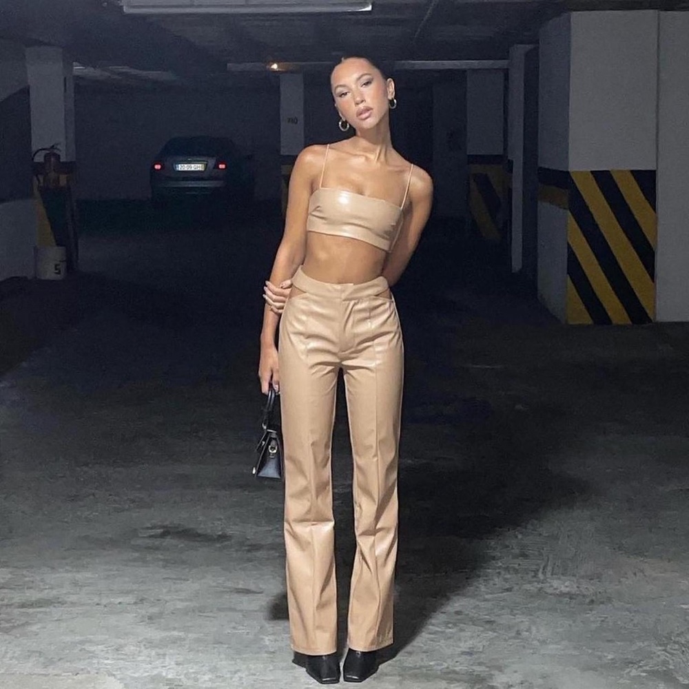 Tigermist cut out pants